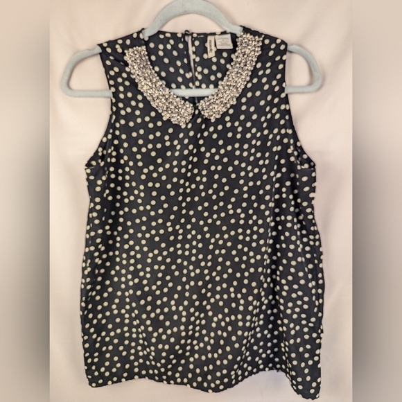 Passport medium tank for dressing up or the office, beaded collar, dry clean - Picture 2 of 7